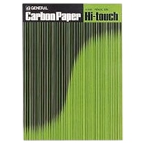ゼネラル カーボン紙 ハイタッチカーボン紙 両面筆記用 赤 No.300 1冊(100枚)(ご注文単位1冊)【直送品】