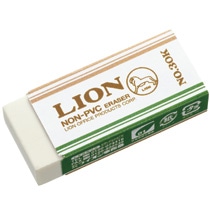 ライオン事務器　非塩ビ字消　大　No.30K　1個（ご注文単位1個）【直送品】