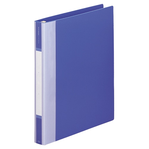 リヒトラブ　リクエスト　リフィルバインダーMTL　A4タテ　30穴　80枚収容　背幅35mm　青　G3902-8　1冊（ご注文単位1冊）【直送品】