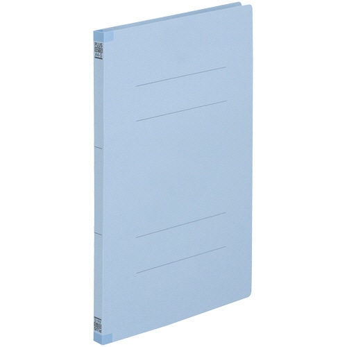 プラス　背補強フラットファイル　A4タテ　150枚収容　背幅18mm　ロイヤルブルー　No.021S　1パック（10冊）（ご注文単位1パック）【直送品】