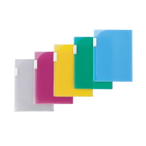 リヒトラブ 6ポケットホルダー A4(A3・2ツ折) 乳白 F-3412-1 1枚(ご注文単位1枚)【直送品】