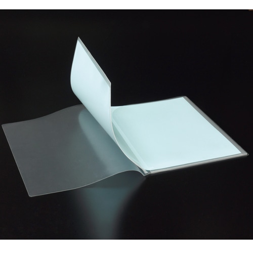 リヒトラブ　6ポケットホルダー　A4（A3・2ツ折）　乳白　F-3412-1　1枚（ご注文単位1枚）【直送品】