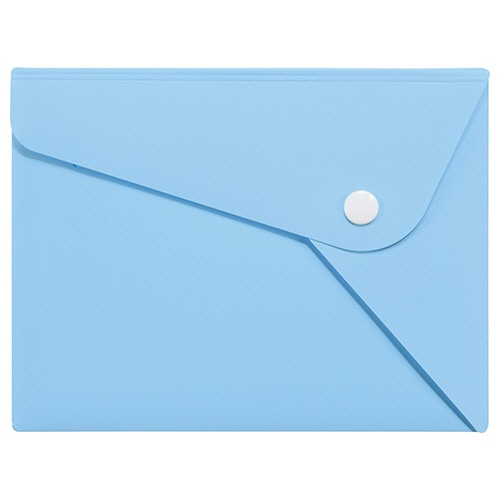 ライオン事務器　PPカラーホルダー　PELTO（ペルト）　ポストカードサイズ　ペールブルー　CF-60P　1枚（ご注文単位1枚）【直送品】