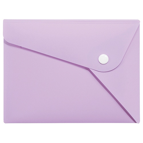 ライオン事務器　PPカラーホルダー　PELTO（ペルト）　ポストカードサイズ　ラベンダー　CF-60P　1枚（ご注文単位1枚）【直送品】