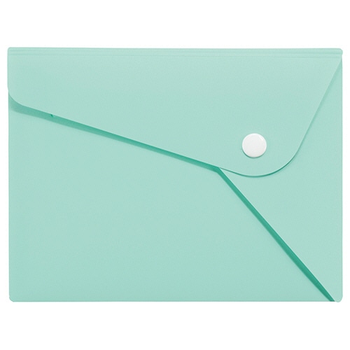 ライオン事務器　PPカラーホルダー　PELTO（ペルト）　ポストカードサイズ　ミントグリーン　CF-60P　1枚（ご注文単位1枚）【直送品】