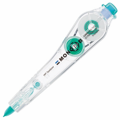 トンボ鉛筆　修正テープ　モノPS4　4.2mm幅×6m　緑　CT-PS4　1個（ご注文単位1個）【直送品】