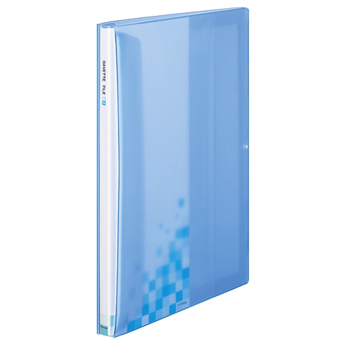 コクヨ ガバットファイル(design-select) 活用タイプ・PP製 A4タテ 1000枚収容 背幅15~115mm 透明青 フ-PT90NB 1冊(ご注文単位1冊)【直送品】