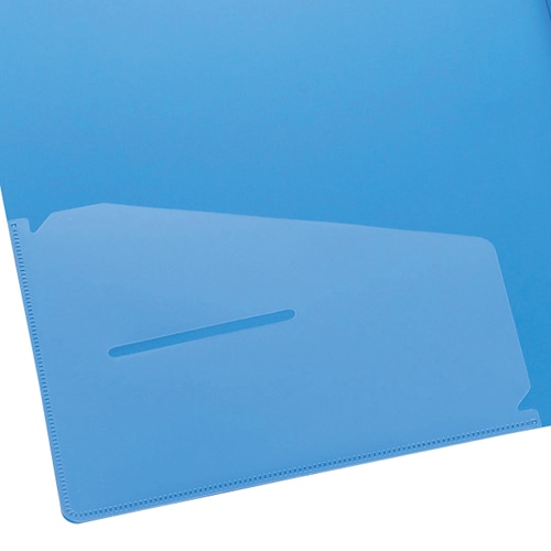 TANOSEE　クリヤーブック　A4タテ　36ポケット　背幅24mm　ブルー　1冊（ご注文単位1冊）【直送品】
