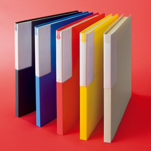 TANOSEE レターファイル(PP) A4タテ 120枚収容 背幅18mm ブルー 1冊(ご注文単位1冊)【直送品】