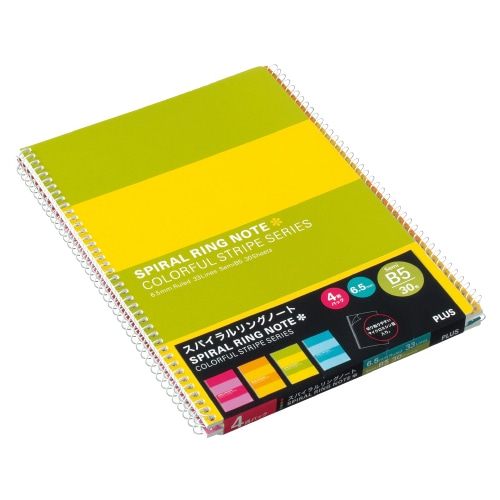 プラス リングノート スパイラルリング セミB5 RS-030-4P 1パック(4冊)(ご注文単位1パック)【直送品】