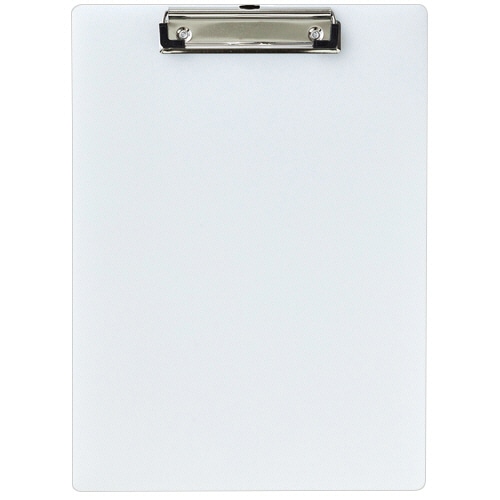 リヒトラブ 軽量クリップボード(抗菌) A4タテ 乳白 A-2990-1 1枚(ご注文単位1枚)【直送品】