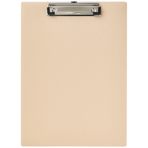 リヒトラブ 軽量クリップボード(抗菌) A4タテ ベージュ A-2990-16 1枚(ご注文単位1枚)【直送品】
