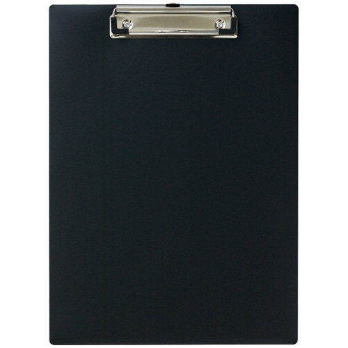 リヒトラブ　軽量クリップボード（抗菌）　A4タテ　黒　A-2990-24　1枚（ご注文単位1枚）【直送品】