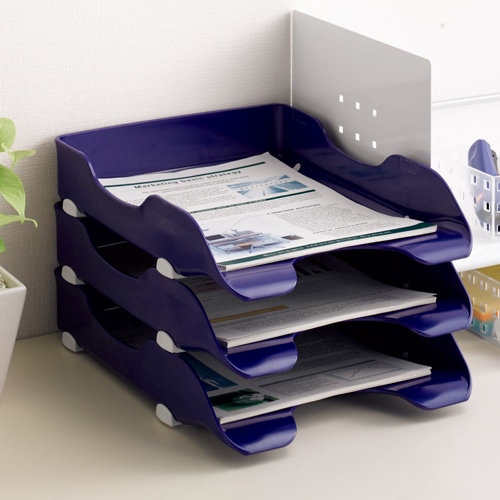 ソニック デスクトレー A4タテ 桃 DA-245-P 1個(ご注文単位1個)【直送品】