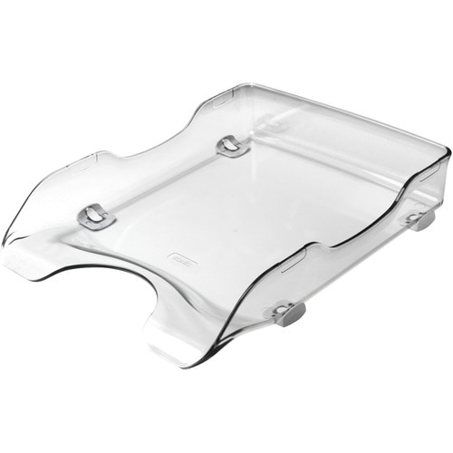 ソニック　デスクトレー　A4タテ　透明　DA-245-T　1個（ご注文単位1個）【直送品】