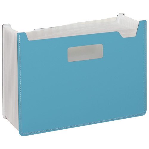 セキセイ　パピエリ　ドキュメントスタンド　A4ワイドヨコ　12仕切り13ポケット　ブルー　FB-2380-10　1個（ご注文単位1個）【直送品】