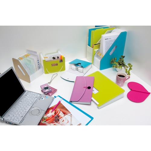 セキセイ パピエリ ドキュメントスタンド A4ワイドヨコ 12仕切り13ポケット ブルー FB-2380-10 1個(ご注文単位1個)【直送品】