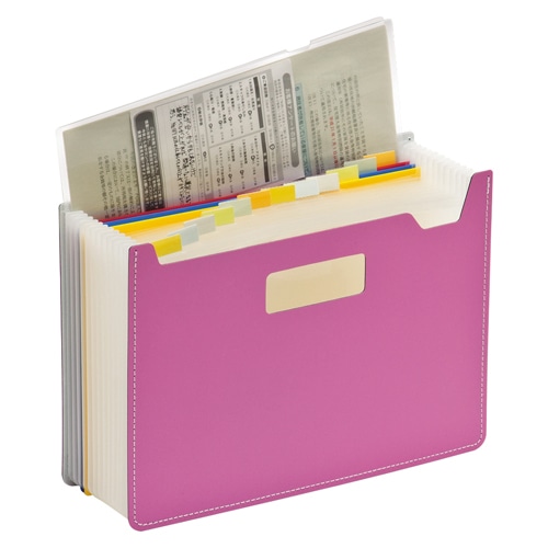 セキセイ パピエリ ドキュメントスタンド A4ワイドヨコ 12仕切り13ポケット ブルー FB-2380-10 1個(ご注文単位1個)【直送品】