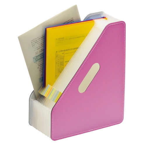 セキセイ パピエリ ドキュメントスタンド A4タテ 12仕切り13ポケット クリーム FB-2381-52 1個(ご注文単位1個)【直送品】