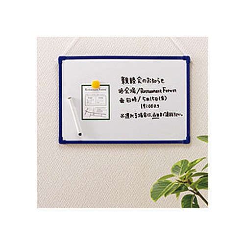 アイリスオーヤマ ホワイトボード 450×300mm NWP-34 1枚(ご注文単位1枚)【直送品】