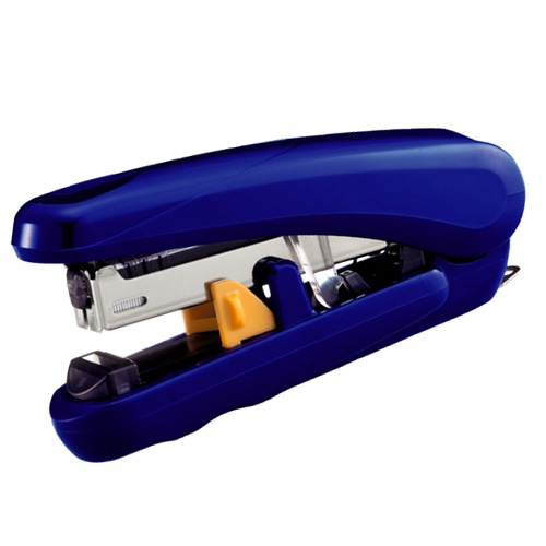 プラス　フラットクリンチステープラー　ピタヒット　20枚とじ　ブルー　ST-010X　1個（ご注文単位1個）【直送品】