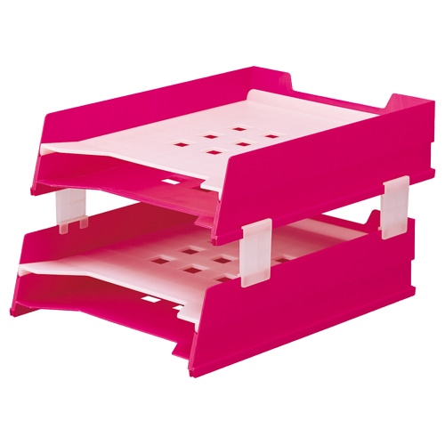 リヒトラブ マルチレタートレー A4タテ 黄緑 A-7300-6 1組(2個)(ご注文単位1組)【直送品】