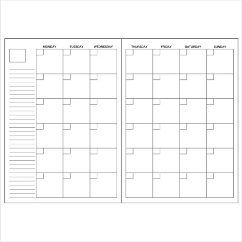 コクヨ キャンパスダイアリー(フリータイプ) A5 24枚 ニ-CF103N 1冊(ご注文単位1冊)【直送品】