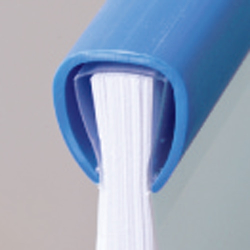 TANOSEE　スライディングレールホルダー　A4タテ　50枚収容　ブルー　1パック（10冊）（ご注文単位1パック）【直送品】