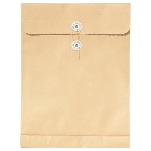 菅公工業　再生紙クラフト　エコパッカー　角2　120g／m2　ホ038　1パック（10枚）（ご注文単位1パック）【直送品】