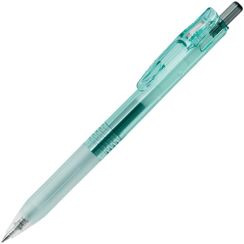 ゼブラ ジェルボールペン バイオチューブ搭載サラサクリップ 0.5mm 黒 (軸色:オーシャンブルーグリーン) BI-JJ15-OBG 1本(ご注文単位1本)【直送品】
