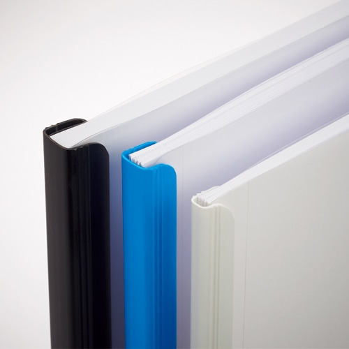 ライオン事務器　レポートカバー　A4タテ　約30枚収容　ブルー　RC-33　1パック（10冊）（ご注文単位1パック）【直送品】