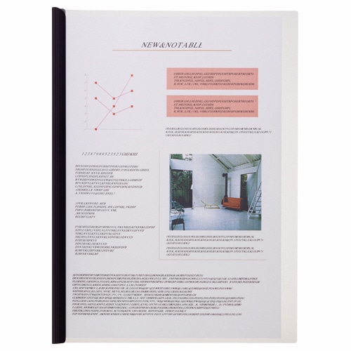 ライオン事務器 レポートカバー A4タテ 約30枚収容 ホワイト RC-33 1パック(10冊)(ご注文単位1パック)【直送品】
