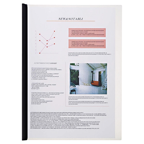 ライオン事務器 レポートカバー A4タテ 約50枚収容 ブルー RC-53 1パック(10冊)(ご注文単位1パック)【直送品】