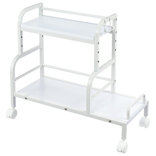 YAMAZEN　デスク下ワゴン　バッグ・靴収納付　幅700mm　ホワイト／アイボリー　MUDB-70（WH／IV）　1台（ご注文単位1台）【直送品】