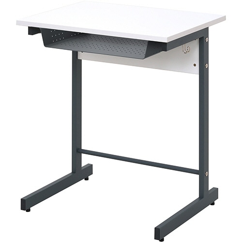 アール・エフ・ヤマカワ　スモール研修用デスクIII　幅600×奥行450×高さ700mm　ホワイト　RFJD3-6045WL　1台（ご注文単位1台）【直送品】