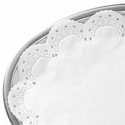 アートナップ パーティープレート レースペーパー付 大 PA-08 1パック(2枚)(ご注文単位1パック)【直送品】