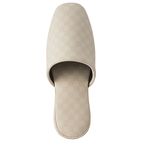 デザインPVC吊り込みスリッパ　フィオレッティ　アイボリー　1足（ご注文単位1足）【直送品】