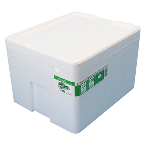 石山　発泡容器　なんでも箱　20.7L　ホワイト　TI-200AII　1個（ご注文単位1個）【直送品】