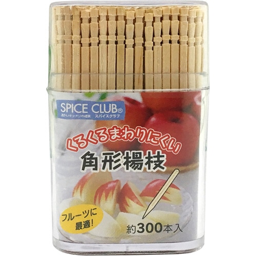 大和物産　角形楊枝　1パック（300本）（ご注文単位1パック）【直送品】