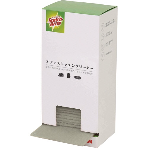 3M　スコッチ・ブライト　オフィスキッチンクリーナー　40枚（80カット）　MCC-02　1箱（ご注文単位1箱）【直送品】