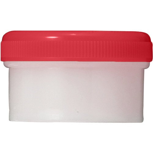 シンリョウ　SK軟膏容器　B型　24ml　赤　1セット（200個）（ご注文単位1セット）【直送品】