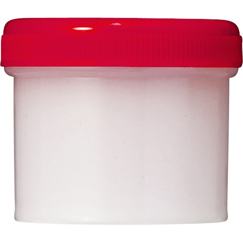 シンリョウ　SK軟膏容器　B型　36ml　赤　1セット（100個）（ご注文単位1セット）【直送品】