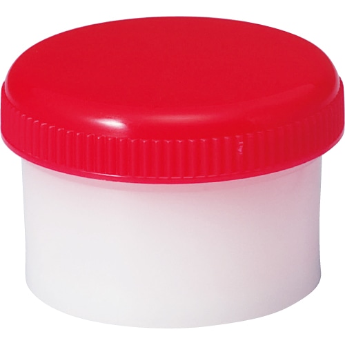 シンリョウ SK軟膏容器 B型 36ml 赤 1セット(100個)(ご注文単位1セット)【直送品】