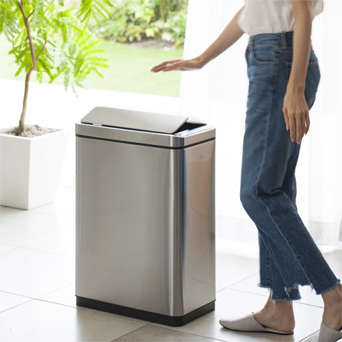 EKO JAPAN デラックスファントムセンサービン EK9287MT-30L 30L シルバー DS-314-130-0 1台(ご注文単位1台)【直送品】