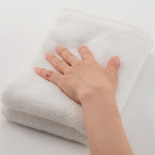 日本製吸水ロングタオル　ホワイト　1枚（ご注文単位1枚）【直送品】