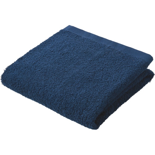 日本製業務用厚手バスタオル　ネイビー　1枚（ご注文単位1枚）【直送品】