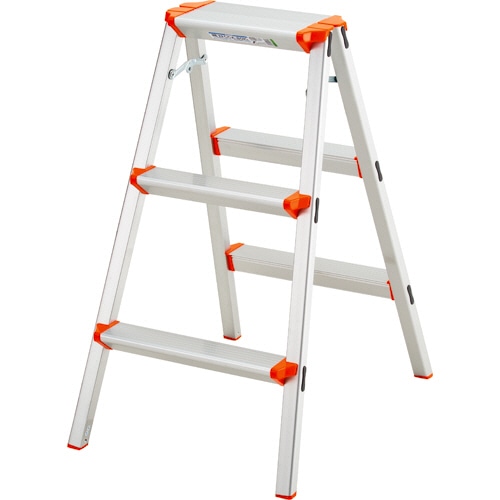 アルインコ アルミ踏み台 3段 CCA80K 1台(ご注文単位1台)【直送品】