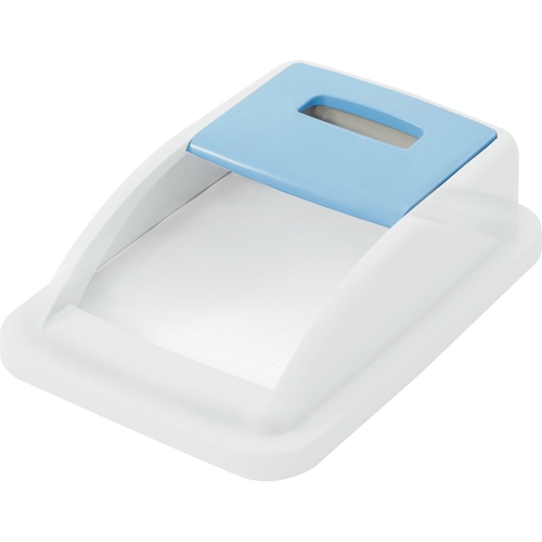 積水テクノ成型 透明分別ダスター #45 フタ 四角穴 ブルー BDF41HT 1個(ご注文単位1個)【直送品】