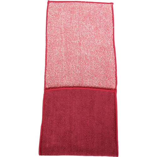 国産ポケット付きハンカチ　レッド　1枚（ご注文単位1枚）【直送品】