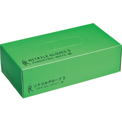 ファーストレイト　ニトリルグローブ3　パウダーフリー　M　FR-5557　1箱（200枚）（ご注文単位1箱）【直送品】